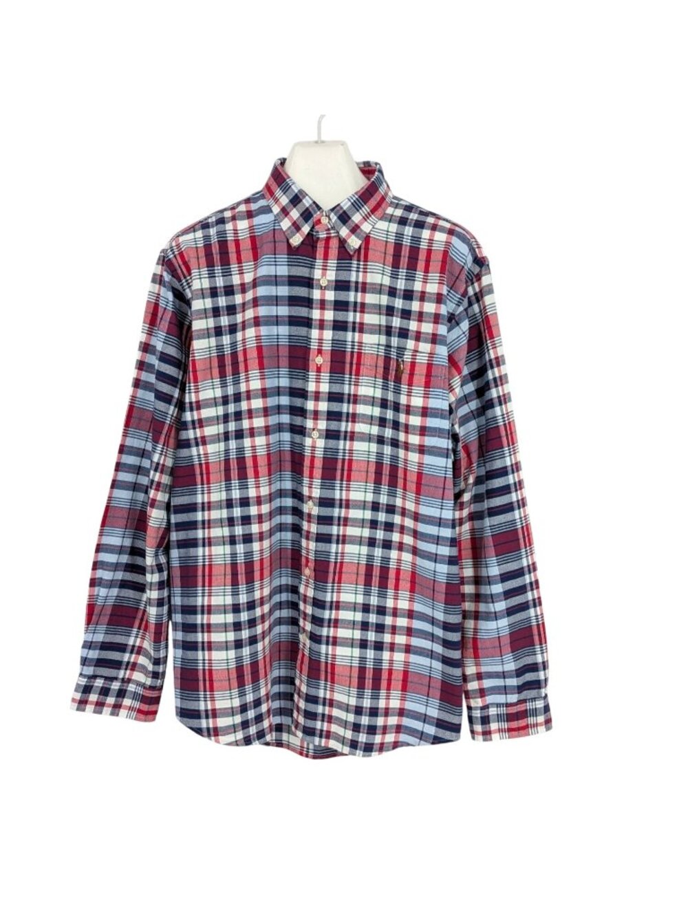 Polo Ralph Lauren Button Down Shirt Plaid Classic Fit Pony Americana XXLarge